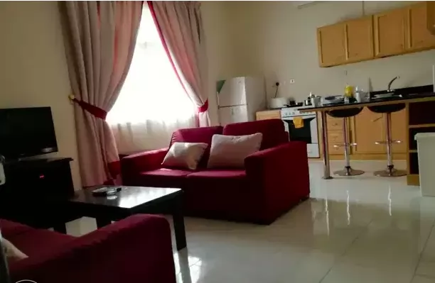 yerleşim Hazır Mülk 1 yatak odası F/F Apartman  kiralık içinde Doha #7314 - 1  image 